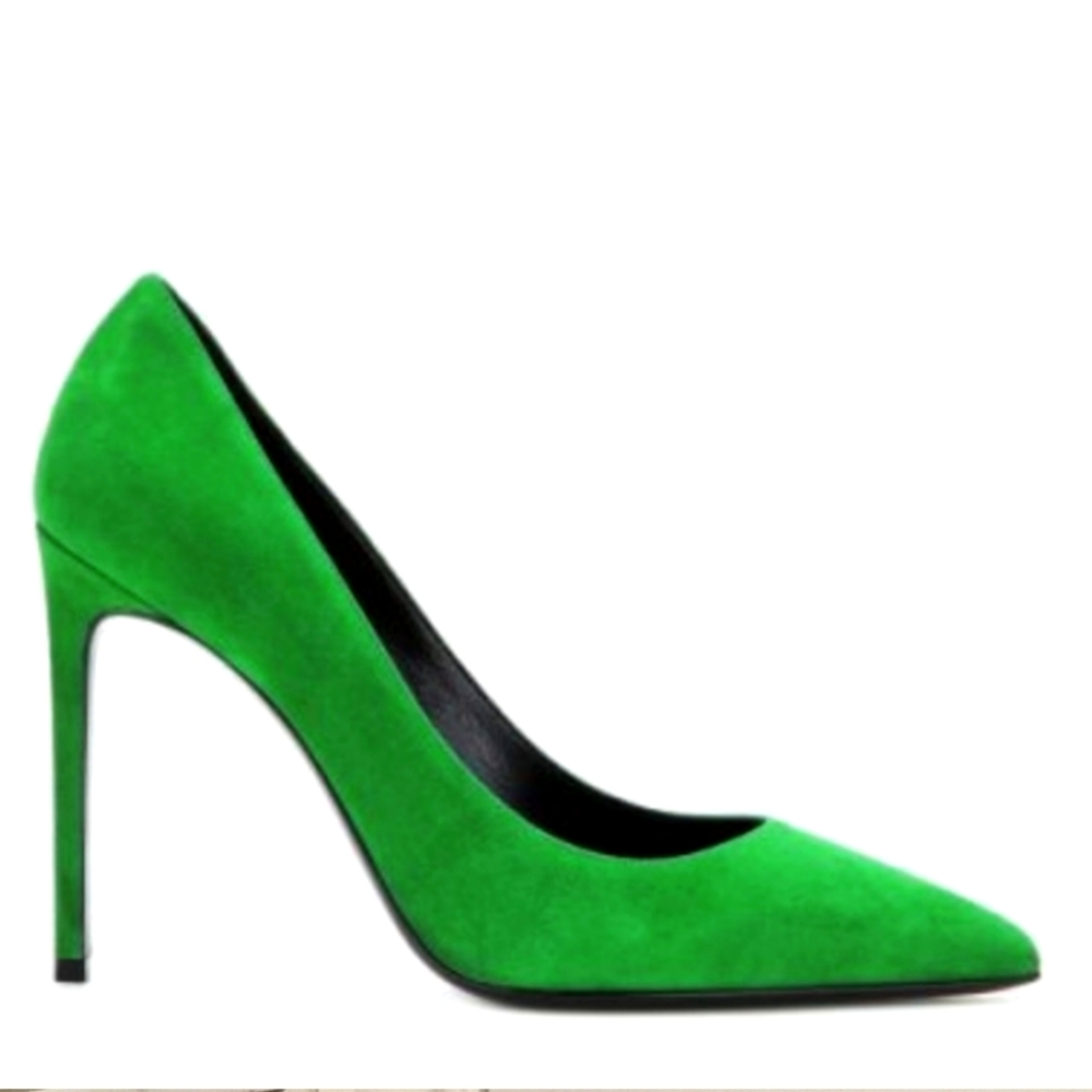 Saint Laurent YSL | suede stiletto pump